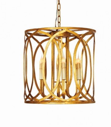 18" Single Gold Rustic Gold - NEW MODERN LIGHT HOLDERS, CLASSIC CANDLES