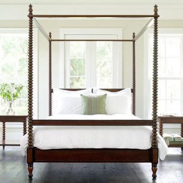 Beacon Hill Spool Post Convertible Canopy Bed 