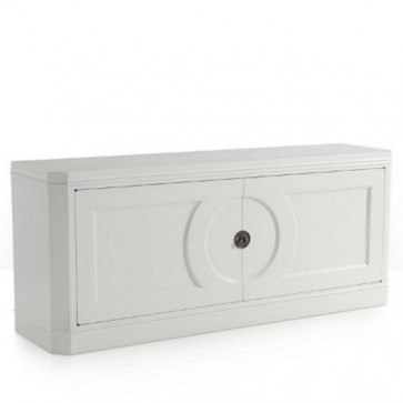 Brookville Lacquer Cream White Sideboard Buffet