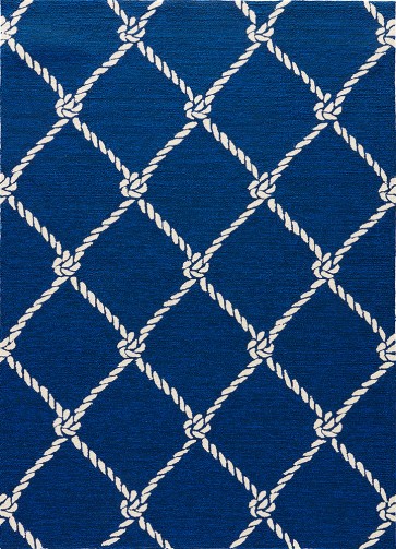 Nautical Knots Blue Navy Blue (Performace)