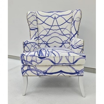 Custom Fabric Wing Club Chair (Custom Luxury)