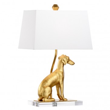 Gold Luxury Dog Lamp