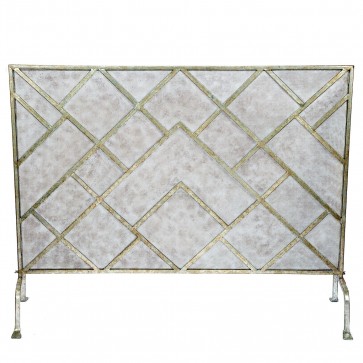 Chinese Chippendale Fireplace Screen