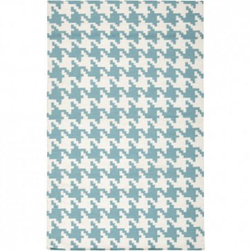 Houndstooth Rug Turquoise (limited)
