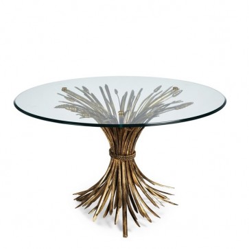 Charlotte Round Wheat Coffee Table (NEW!)