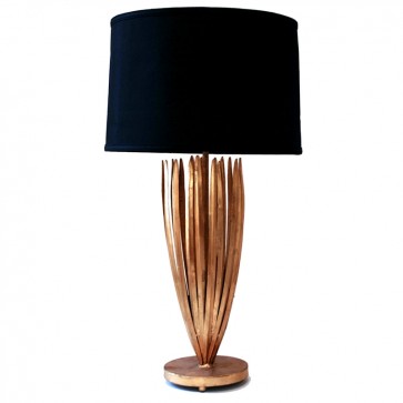 Demeter Gold Reed Lamp (New)