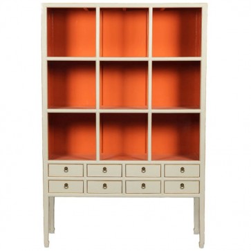 Chinoiserie Mandarin Bookcase (Many Size and Custom Finish Options)