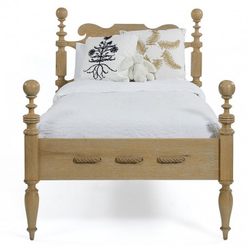 Nantucket Limewash Post Bed Twin (New In Stock!)