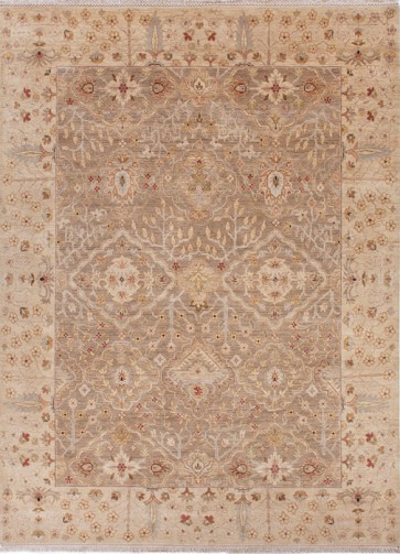 Opus Wheat Gold Hand Knotted Luxury Wool Rug