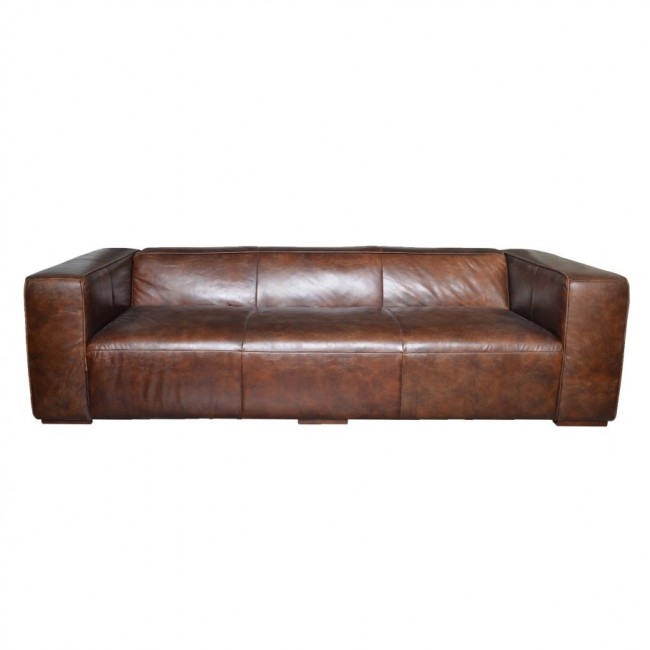 Bolton Oversized Modern Leather Sofa, Oversized Leather Sectional Sofa