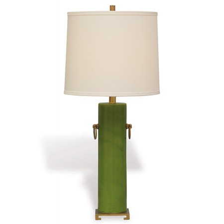 Hollywood Regency Beverly Lamp Apple Green, Apple Green Table Lamp