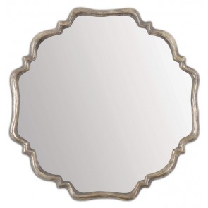 Valentia Shaped Silver Mirror