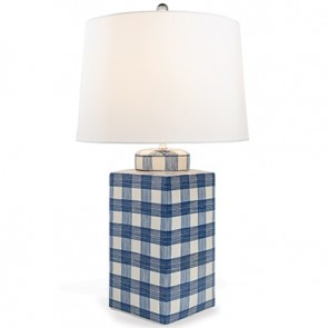 Buffao Check Blue Luxury Table Lamp