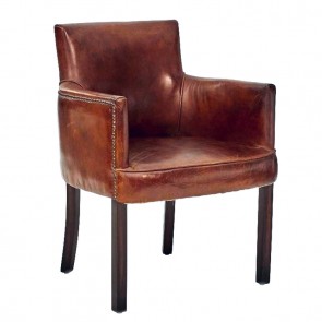 Douglas Cigar Leather Chair (new)