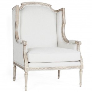 Eleanor French Club Wing Chair