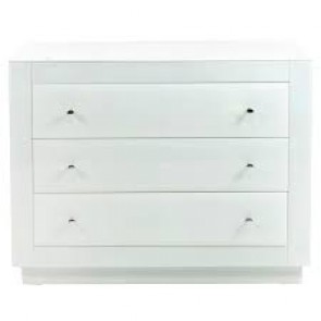 Glass Modern Monaco Chest of Drawers (Colors)