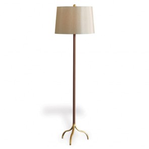 Luxury Modern Tripod Floor Lamp Leather & Gold