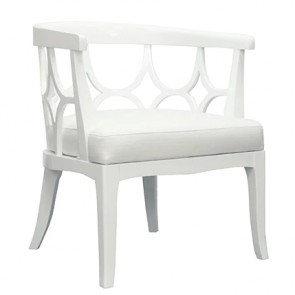 Emily Scalloped Accent Chair