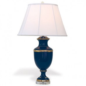 Greenwich Navy Vase Table Lamp
