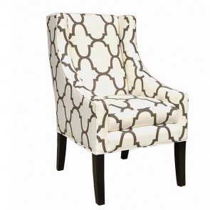 Moroccan Upholstered Wing Chair
