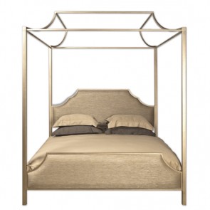 Westwood Upholstered Canopy Bed (Custom Finished)