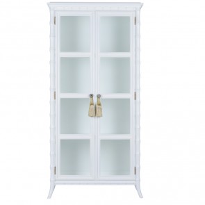 White Bamboo Cabinet Armoire Options