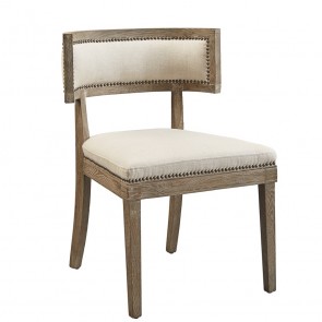 Klismos Chair Dining Chair (Whitewash New)
