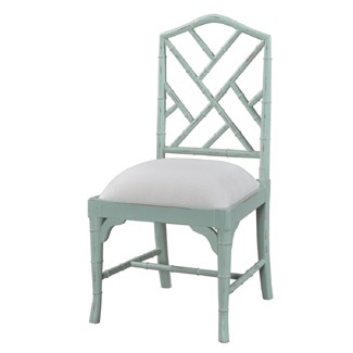Chinese Chippendale Dining Side Chair (CUSTOM PAINT)