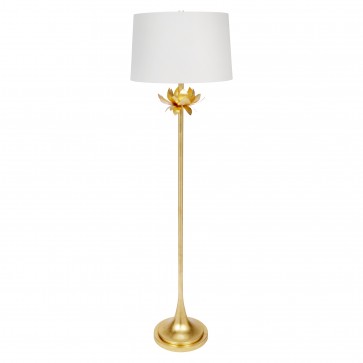 Frances Flower Floor Lamp Gold