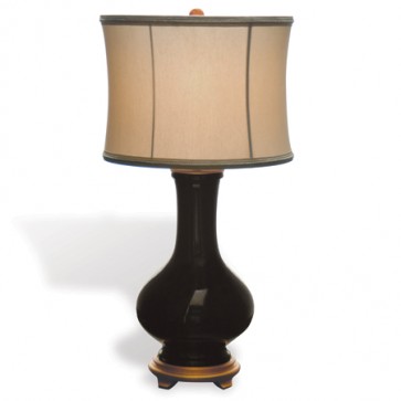 Porcelain Genie Lamp Black