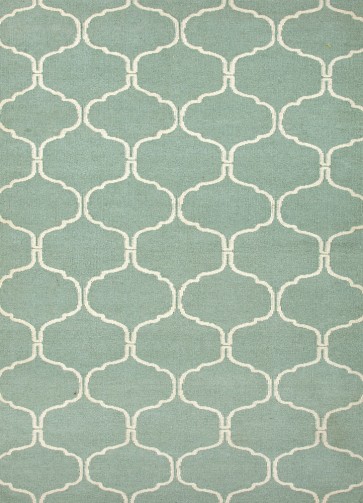 Moroccan Tile Delphine Rug  Blue Turquoise