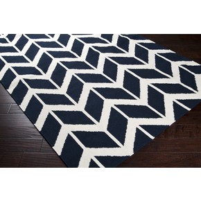 Birds of a Feather Geometric Pattern Wool Rug (colors)