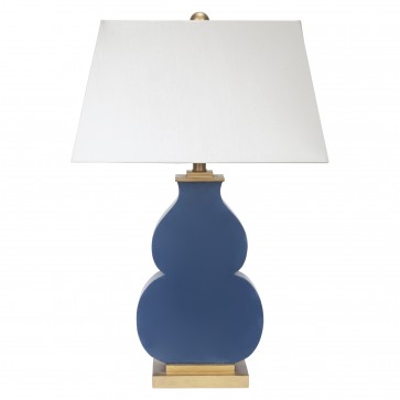 Modern Navy Blue Vase Lamp (NEW!)