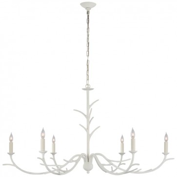 Old White Twig Chandelier New