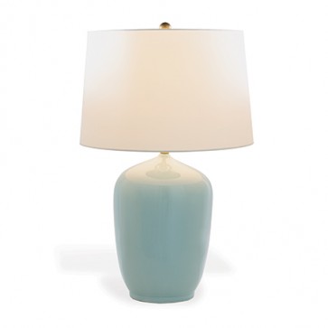 Duxbury Sea Blue Porcelain Lamp 