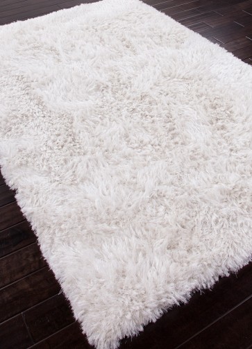 Shaggy Bear Luxury White Shag Rug 