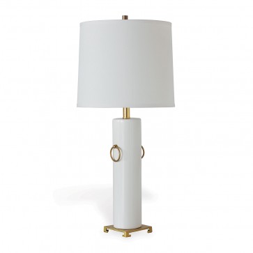 Hollywood Regency Beverly Lamp White