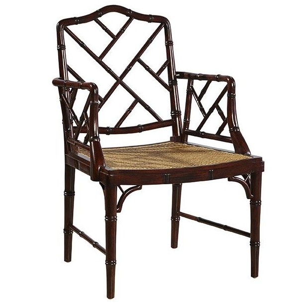 Chinese Chippendale Arm Chair, Chinese Chippendale Outdoor Furniture