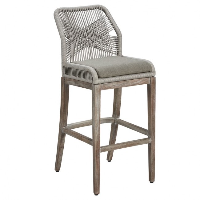 Woven Loom Counter Stool, Lillian August Counter Stools Rope