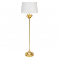 Frances Flower Floor Lamp Gold