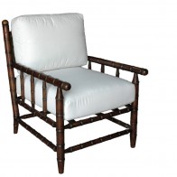 Pair of Two Faux Bamboo Club Chairs