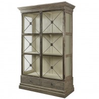 Directoire X Bookcase Cabinet