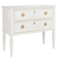 Everett Two Drawer Chest Custom Finished