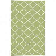 Moroccan Palace Gate Wool Rug Green