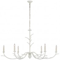 Old White Twig Chandelier New