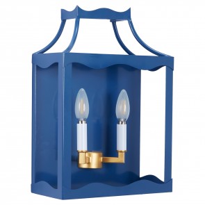 Marine Navy Blue Sconce