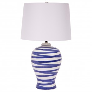Blue Brush Strokes Lamp NEW!