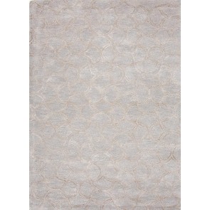 Plush Moroccan Tile Luxury Rug Blue Gray and Tan