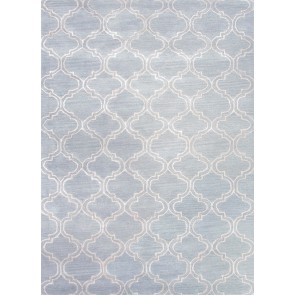 Plush Moroccan Tile Luxury Rug Sky Blue (CLEARANCE)