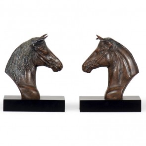 French Horse Bookends (Pair)